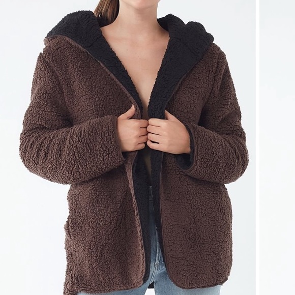 cozy reversible coat